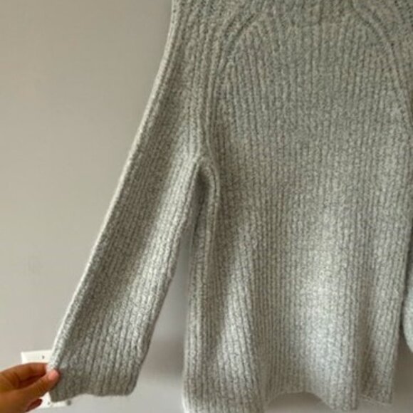 OAK + FORT Noul Grey Sweater with pendulum sleeves #sweaterweather Small - Picture 3 of 6